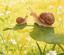 蜗牛在花田里 AI 生成的内容可能不正确。